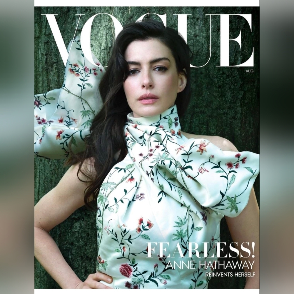 Vogue USA Magazine August 2025, Fearless Anne Hathaway